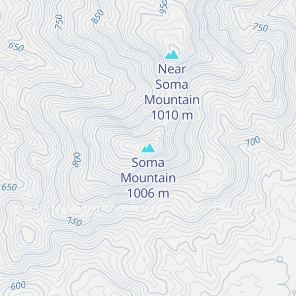 Map of Soma Mountain