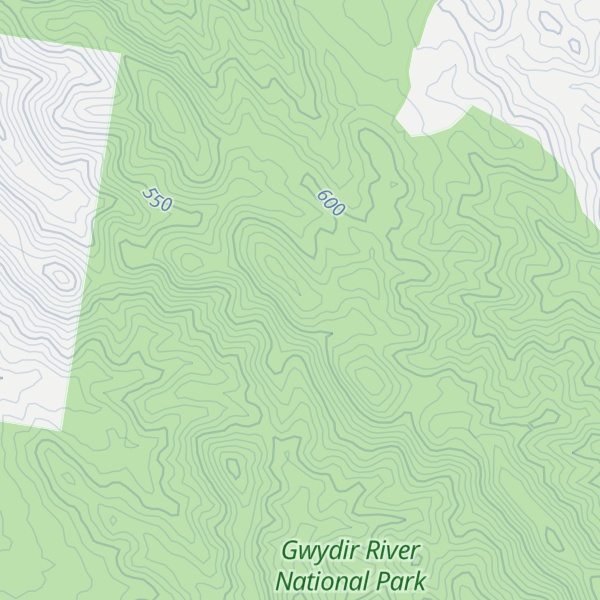 Map of Pinch Mountains