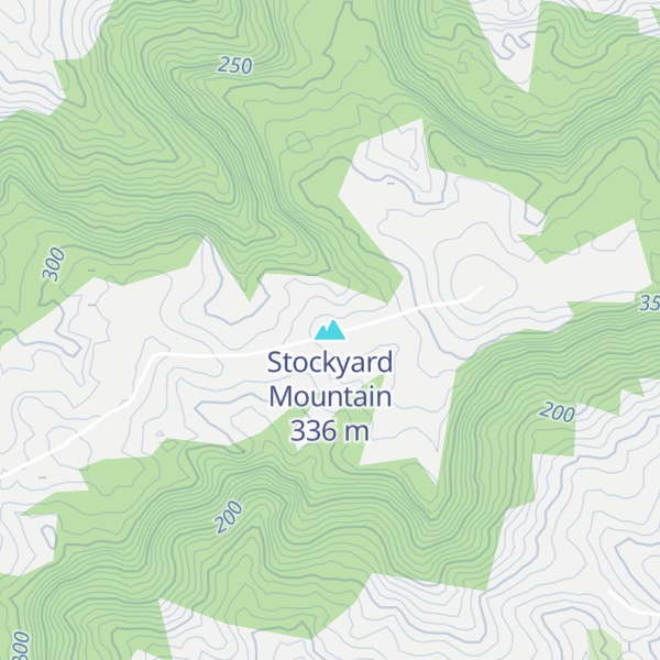 Map of Stockyard Mountain