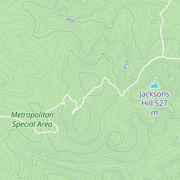 Map of Wanyambilli Hill