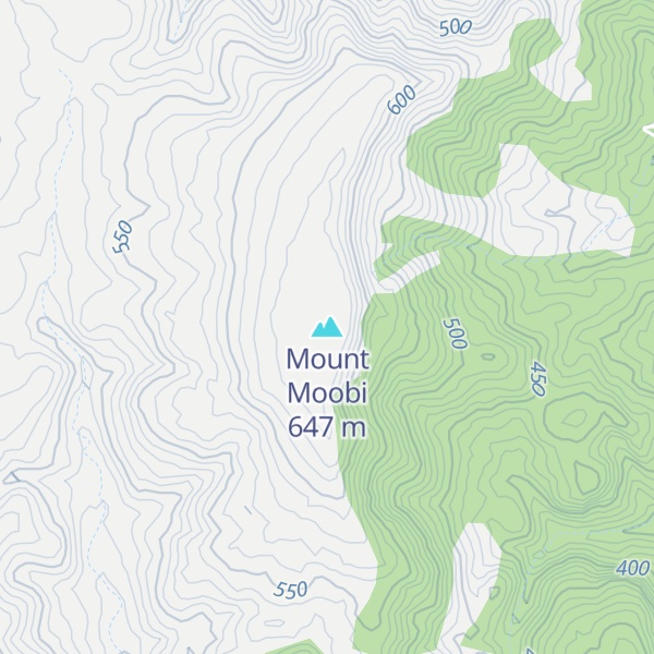 Map of Mount Moobi