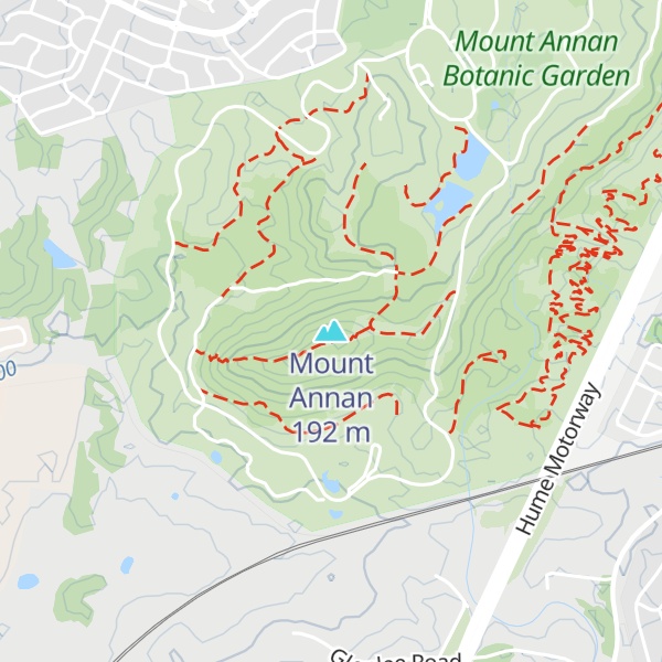 Map of Mount Annan