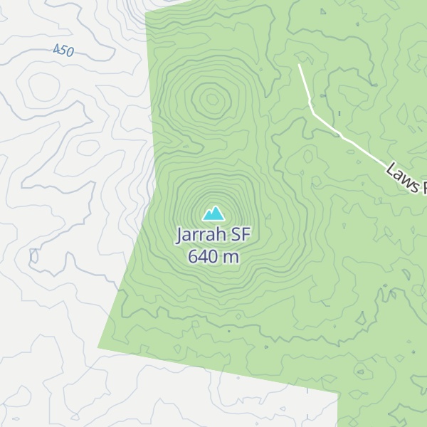 Map of Jarrah SF