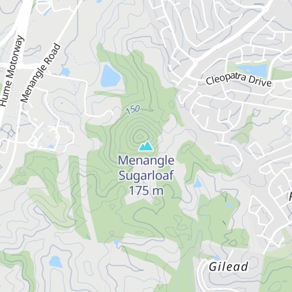 Map of Menangle Sugarloaf