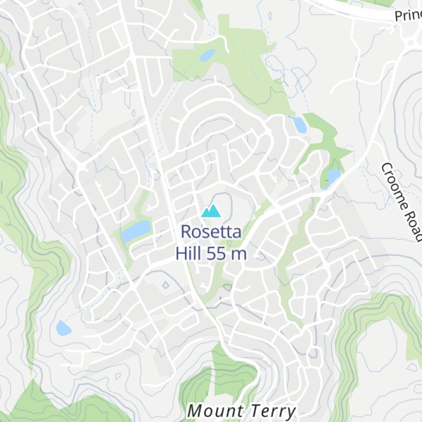 Map of Rosetta Hill