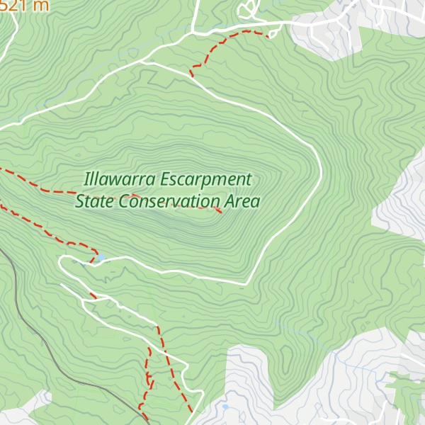 Map of Mount Kembla