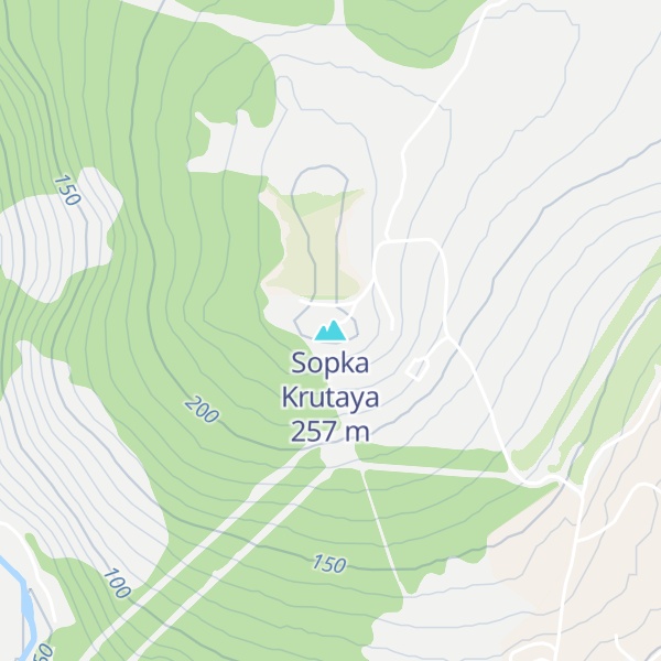 Map of Sopka Krutaya