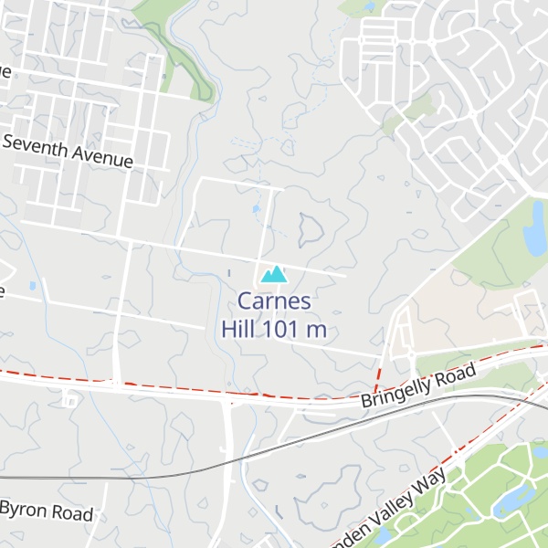 Map of Carnes Hill