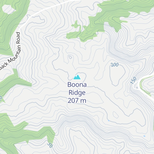 Map of Boona Ridge