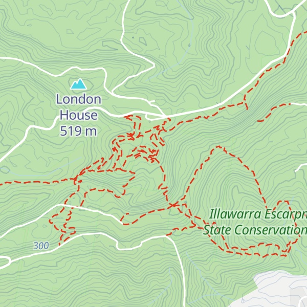 Map of Mount Brisbane