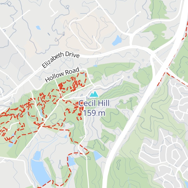 Map of Cecil Hill