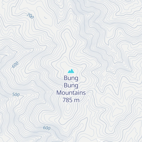Map of Bung Bung Mountains
