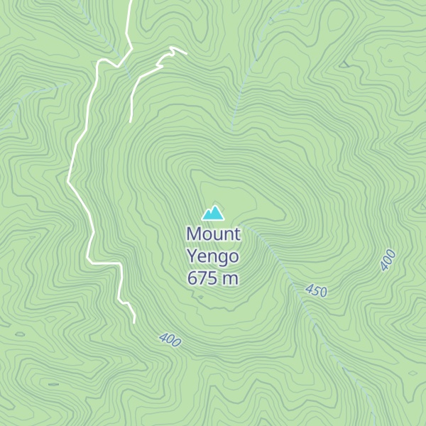 Map of Mount Yengo