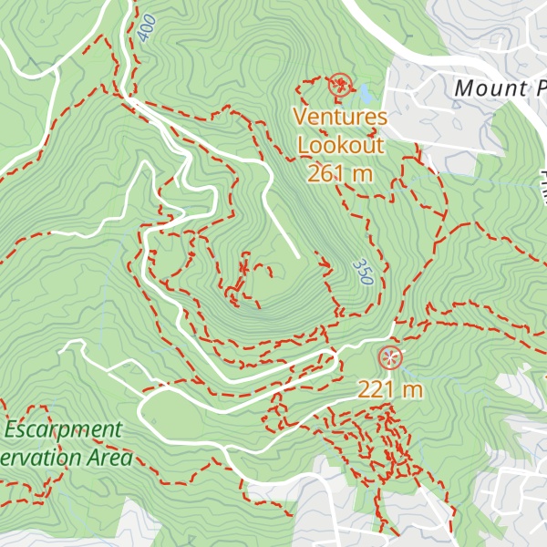 Map of Mount Keira