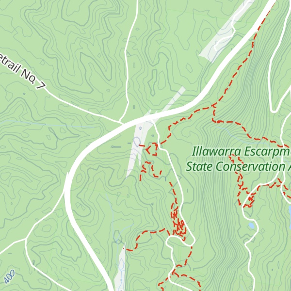 Map of Woonona Mountain