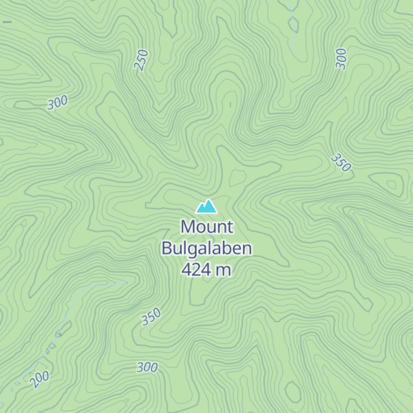 Map of Mount Bulgalaben