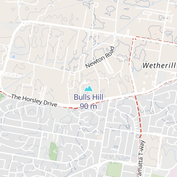 Map of Bulls Hill