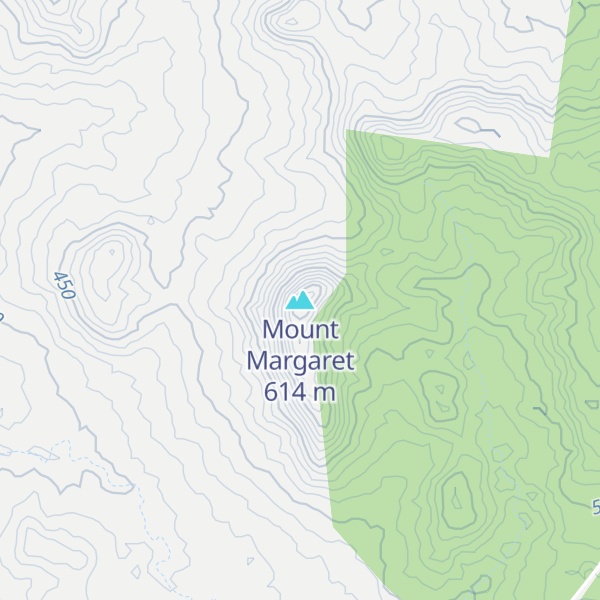 Map of Mount Margaret