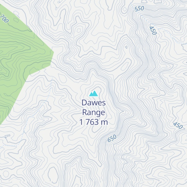 Map of Dawes Range 1