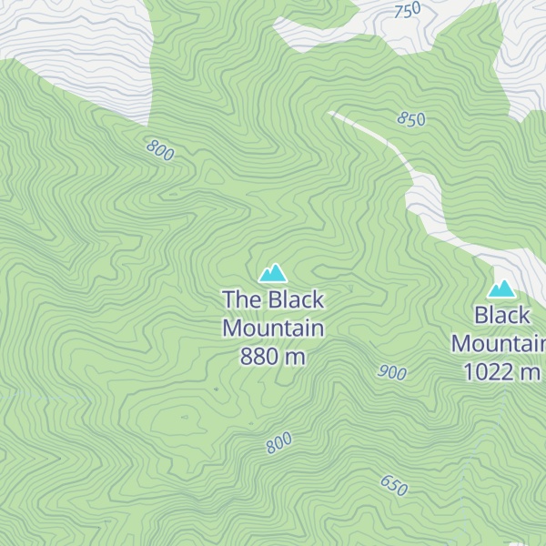 Map of The Black Mountain