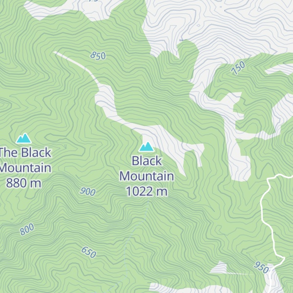 Map of Black Mountain
