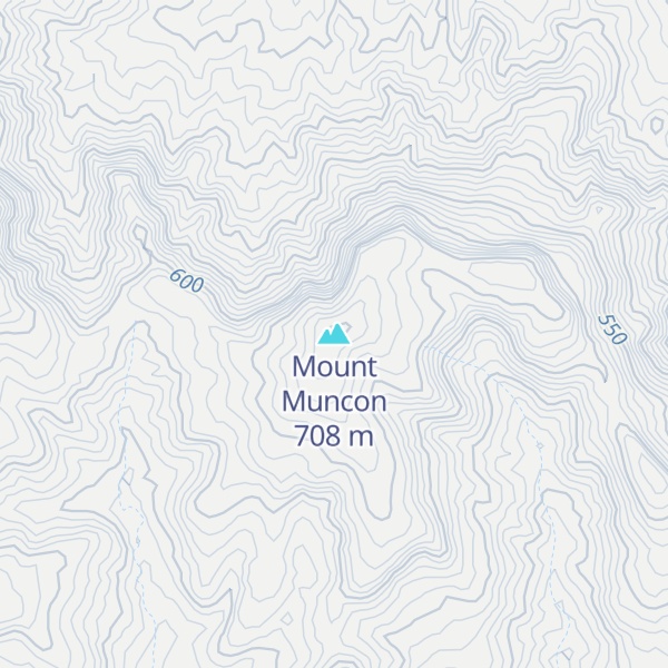 Map of Mount Muncon
