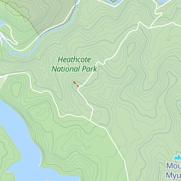 Map of Sarahs Knob
