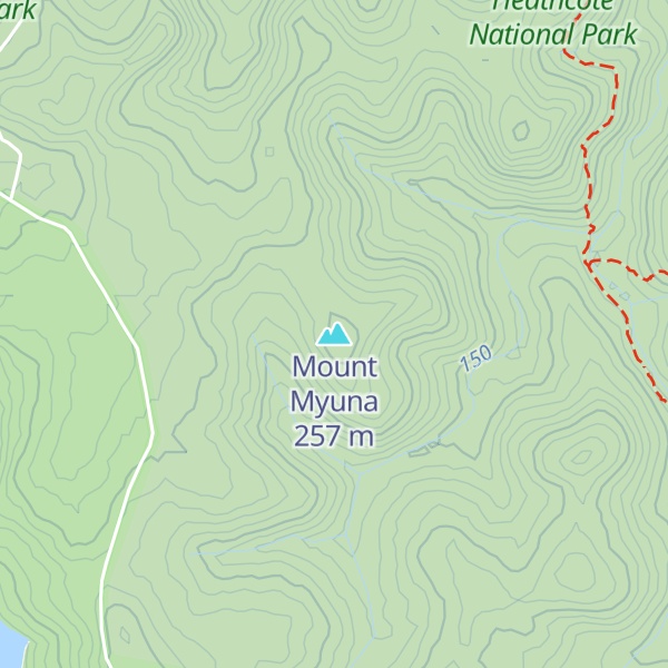 Map of Mount Myuna