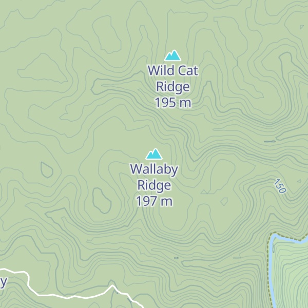 Map of Wallaby Ridge