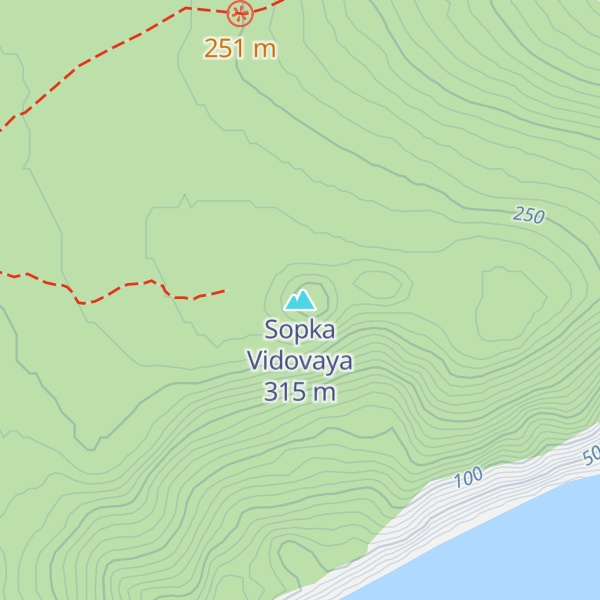 Map of Sopka Vidovaya