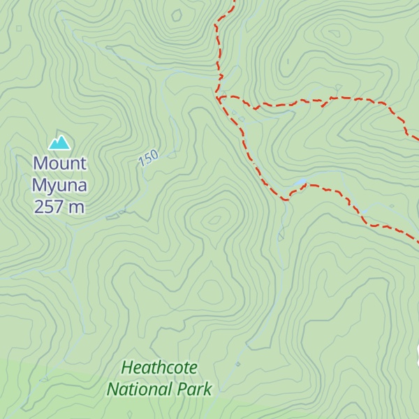Map of Mount Morella