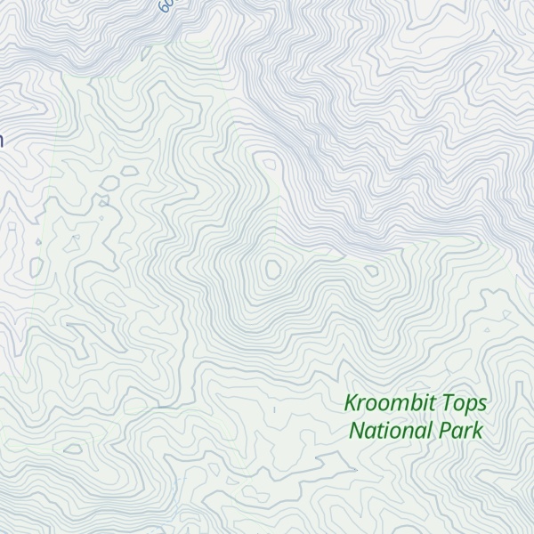 Map of Mt Rideout