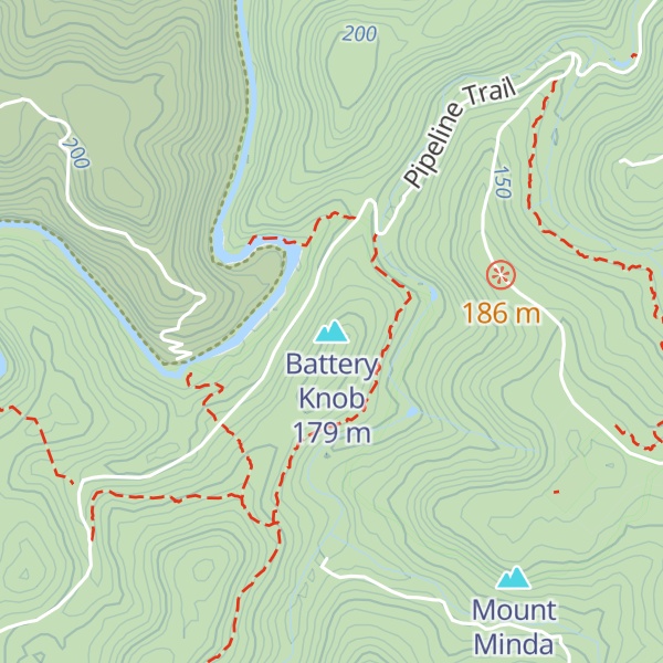 Map of Battery Knob