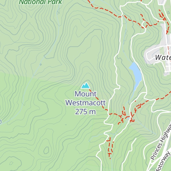 Map of Mount Westmacott
