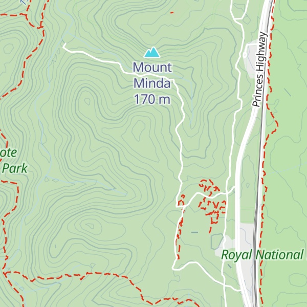 Map of Yarrawarrah Ridge