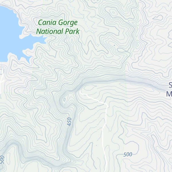 Map of Castle Mountain Lookout