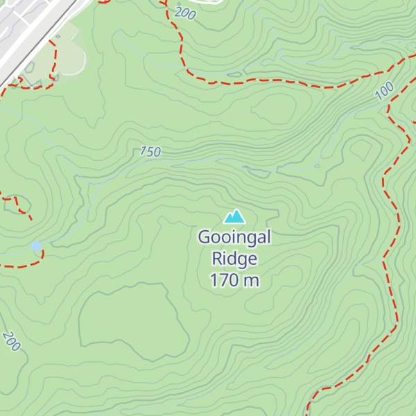 Map of Goondera Ridge