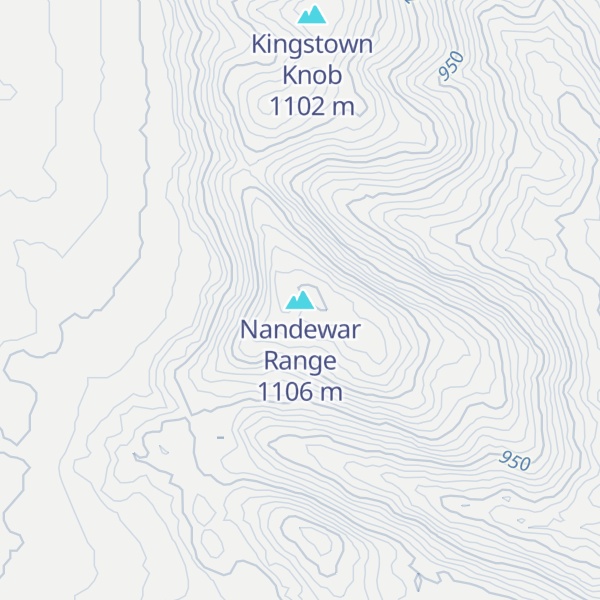 Map of Nandewar Range