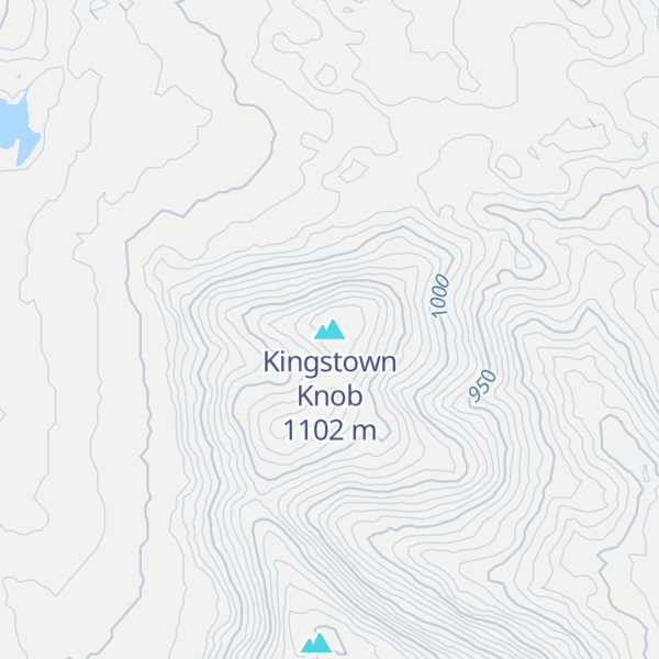 Map of Kingstown Knob