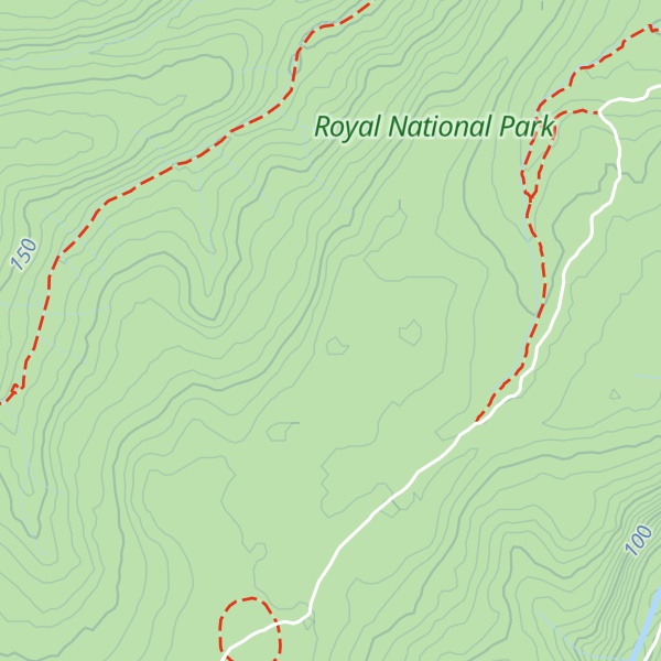 Map of Kangaroo Ridge