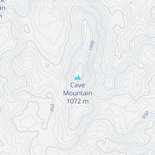 Map of Cave Mountain