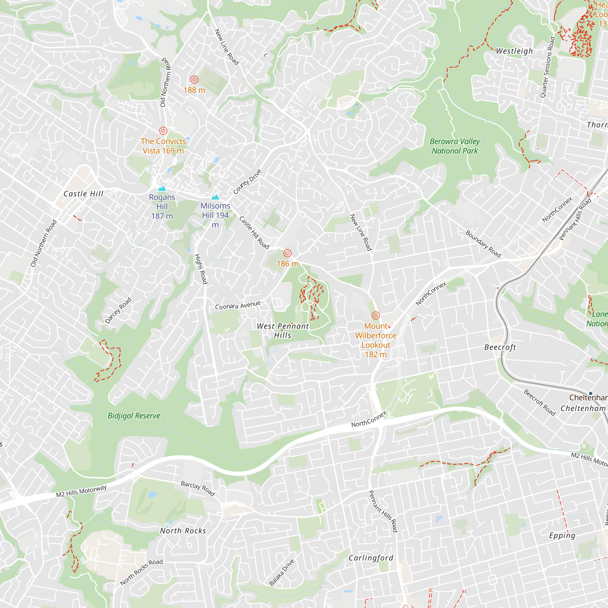 Forest Visitor Center map