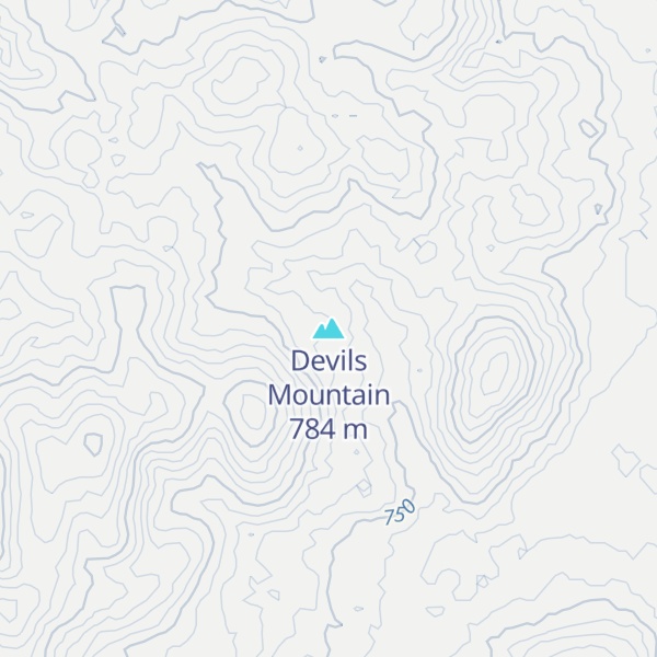 Map of Devils Mountain