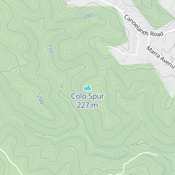 Map of Colo Spur