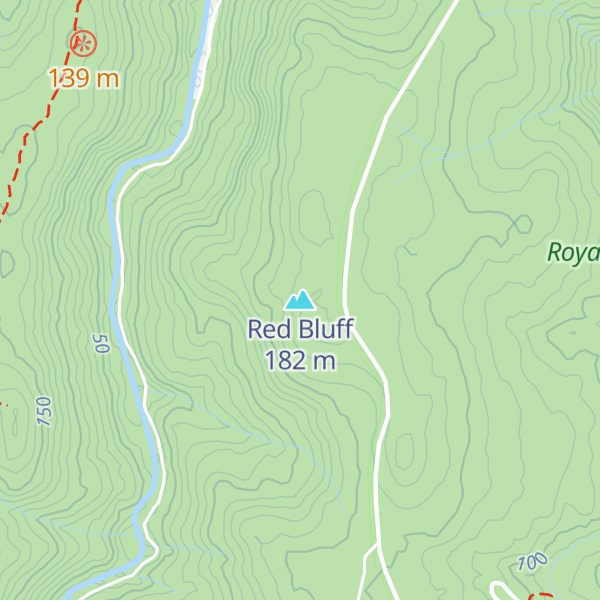 Map of Red Bluff
