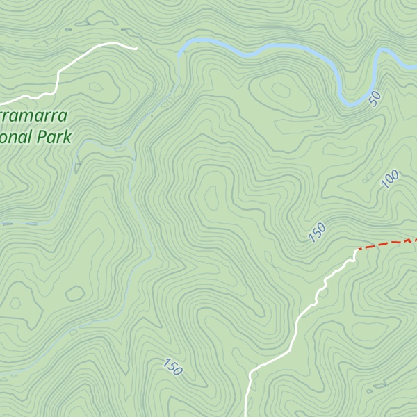 Map of Smugglers Ridge