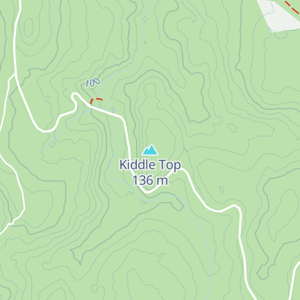 Map of Kiddle Top