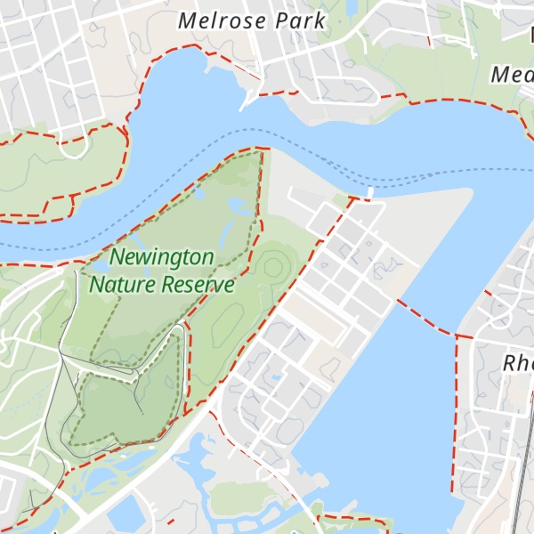 Map of Silverwater Marker