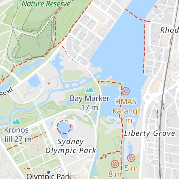 Map of Bay Marker