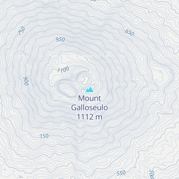 Map of Mount Galloseulo